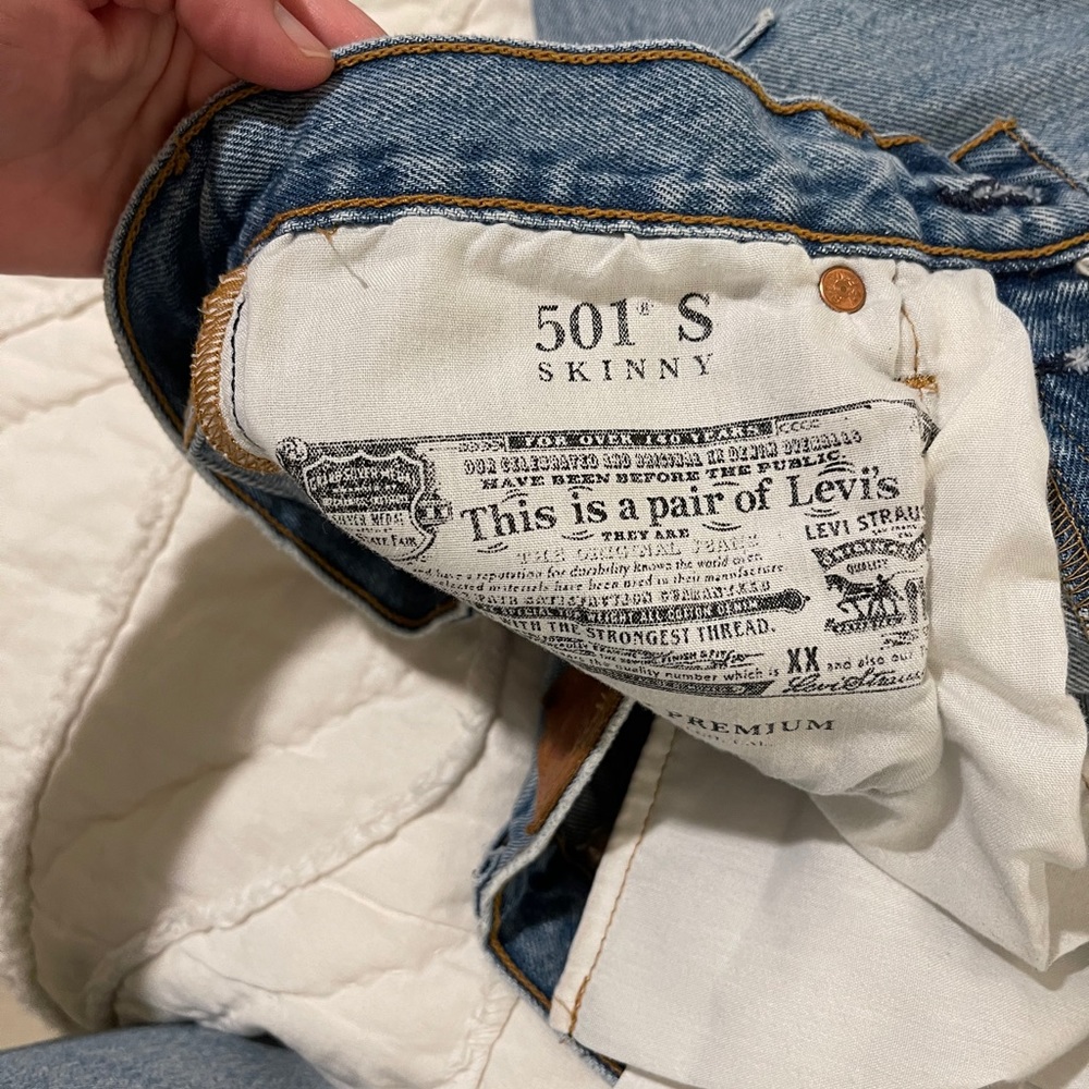 Women’s 501 skinny Levi’s - Picture 2 of 8